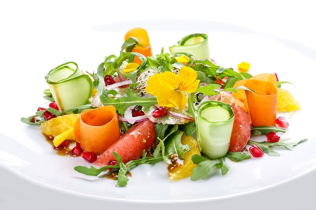 Talerz z apetycznym daniem